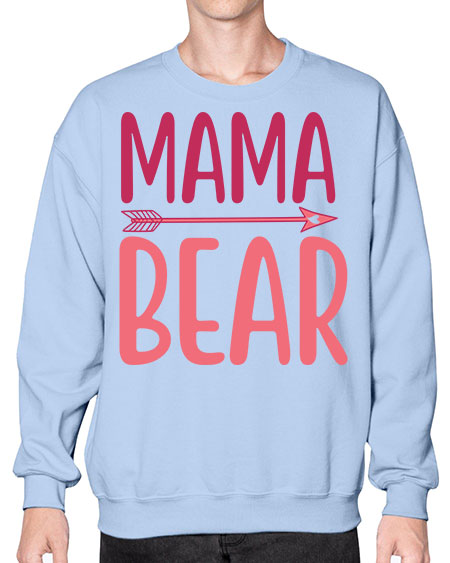 mama bear 181# - bears - animals- Sweatshirt - Crew