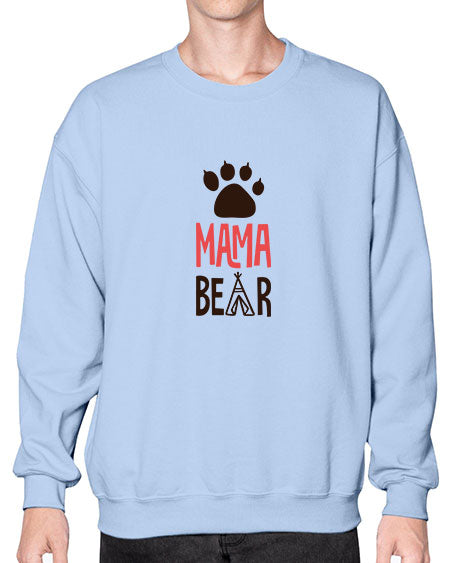 mama bear png 187# - bears - animals- Sweatshirt - Crew