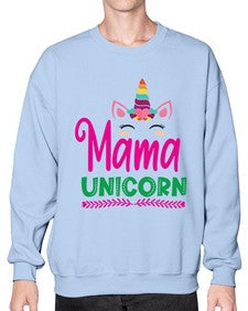 mama unicorn 291# - unicorn- Sweatshirt - Crew