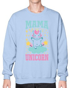 mama unicorn 294# - unicorn- Sweatshirt - Crew