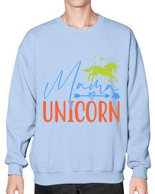 mama unicorn 297# - unicorn- Sweatshirt - Crew