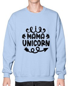 mama unicorn 300# - unicorn- Sweatshirt - Crew