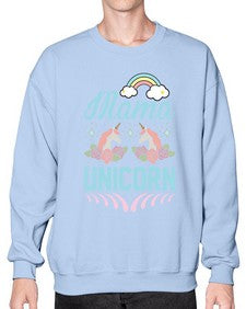 mama unicorn 301# - unicorn- Sweatshirt - Crew