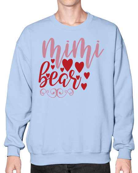 mimi bear 189# - bears - animals- Sweatshirt - Crew