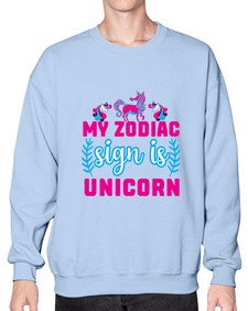 my zodiac sign is unicorn 325# - unicorn- Sweatshirt - Crew