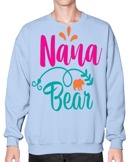 nana bear 197# - bears - animals- Sweatshirt - Crew