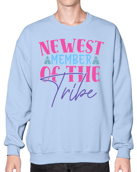newest member of the tribe Style 166# - baby- Sweatshirt - Crew