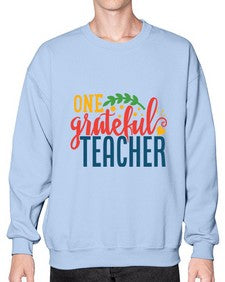 one grateful teacher Style 321# - teacher- Sweatshirt - Crew