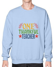one thankful teacher Style 335# - teacher- Sweatshirt - Crew