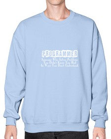 programmer some one who 1# - computer- Sweatshirt - Crew
