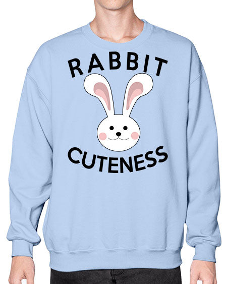 rabbit cuteness - rabbit- Sweatshirt - Crew