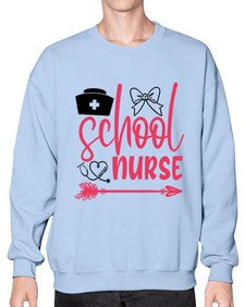 school nurse Style 1376# - nurse- Sweatshirt - Crew
