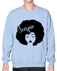 scorpio17# - black girls or women- Sweatshirt - Crew