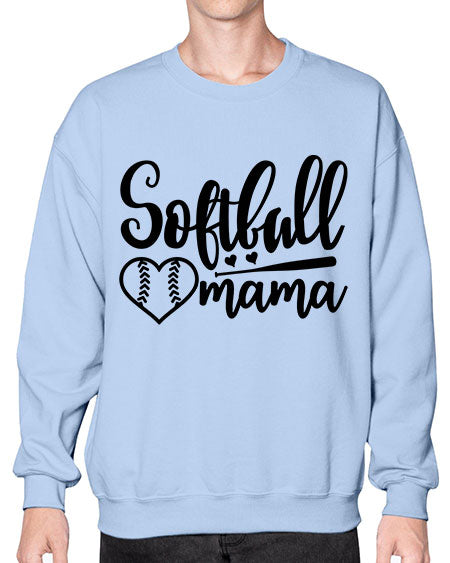 softball mama 2274# - softball- Sweatshirt - Crew
