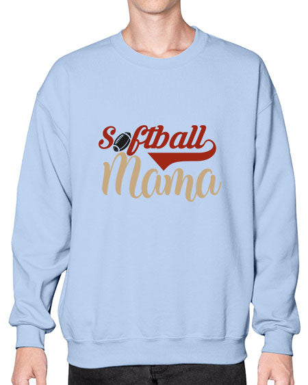 softball mama 2275# - softball- Sweatshirt - Crew