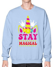 stay magical 425# - unicorn- Sweatshirt - Crew