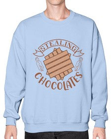 stealing chocolates 407# - chocolate- Sweatshirt - Crew