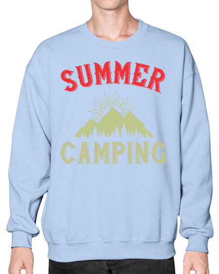 summer camping  82# - summer- Sweatshirt - Crew