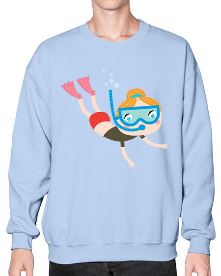 summer characters 61# - summer- Sweatshirt - Crew