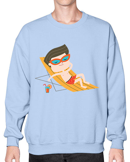 summer characters 62# - summer- Sweatshirt - Crew