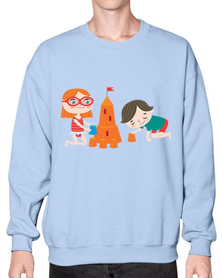 summer characters 66# - summer- Sweatshirt - Crew