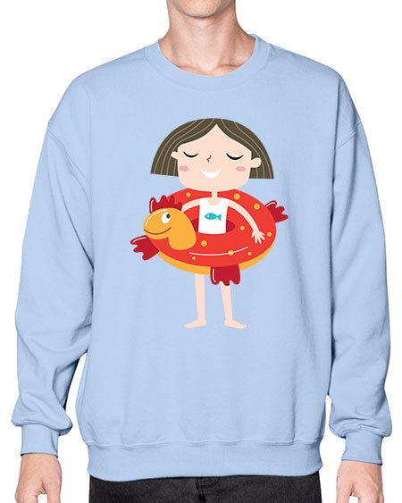 summer characters 67# - summer- Sweatshirt - Crew