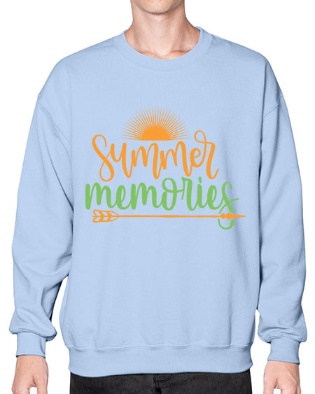 summer memories 80# - summer- Sweatshirt - Crew