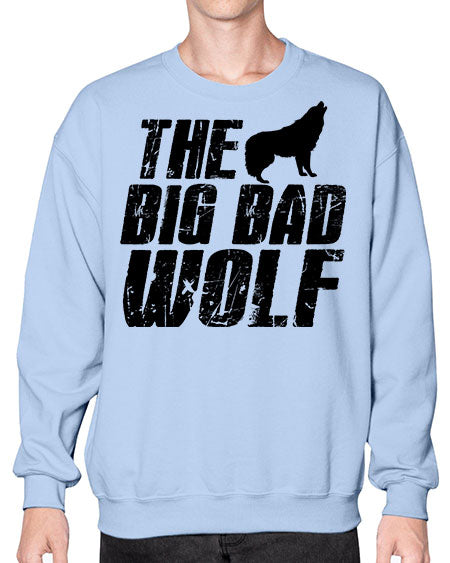 the big bad wolf - wolf- Sweatshirt - Crew