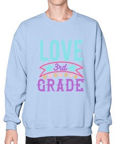 third Grade Love 968# - third grade- Sweatshirt - Crew