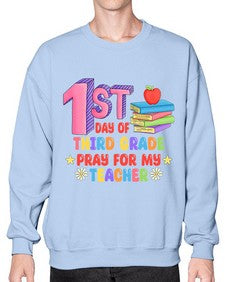 third day of third Grade 944# - third grade- Sweatshirt - Crew