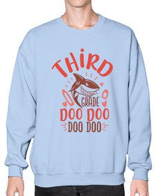 third grade doo doo 954# - third grade- Sweatshirt - Crew