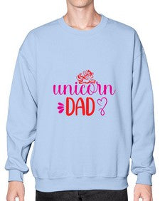 unicorn dad 453# - unicorn- Sweatshirt - Crew