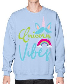 unicorn vibes 508# - unicorn- Sweatshirt - Crew