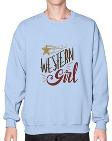 western girl 1244# - western- Sweatshirt - Crew
