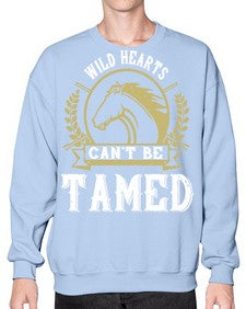 wild hearts can’t be tamed Style 11# - horse- Sweatshirt - Crew