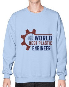 world best plastic engineer Style 477# - engineer- Sweatshirt - Crew