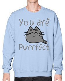 you are purrfect - cats- Sweatshirt - Crew