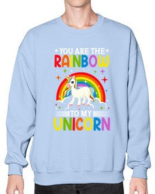 you are the rainbow to my unicorn 562# - unicorn- Sweatshirt - Crew