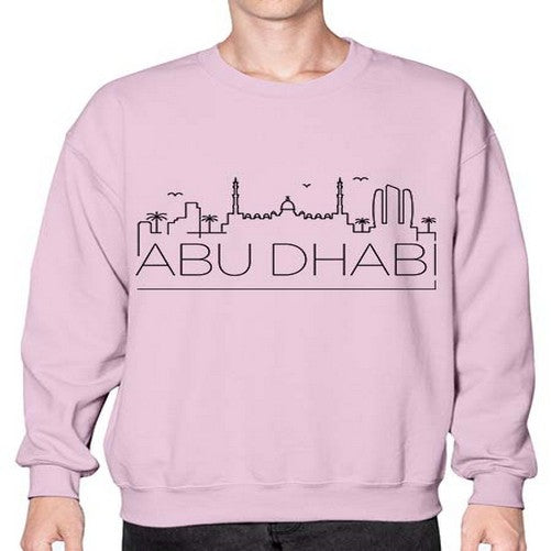Abu Dhabi Minimal Skyline 266# - cities- Sweatshirt - Crew