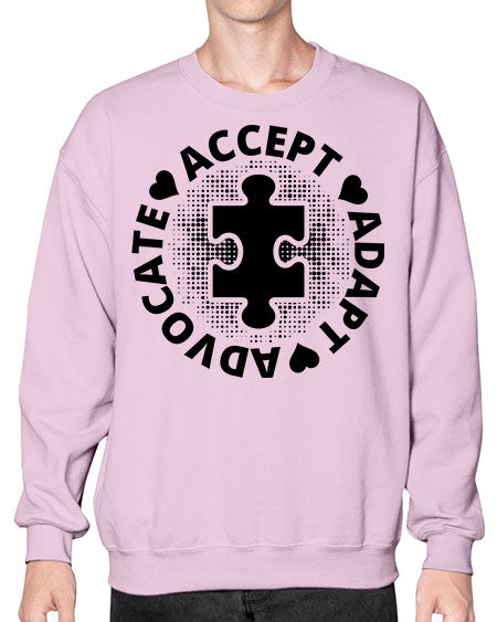 Accept Style 41# - autism- Sweatshirt - Crew