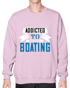 Addicted to Boating 1# - boats- Sweatshirt - Crew