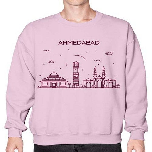 Ahmedabad 279# - cities- Sweatshirt - Crew
