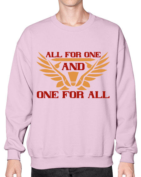 All for one and one for all 2360# - badminton- Sweatshirt - Crew