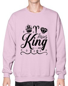 Aries king 111# - aries- Sweatshirt - Crew