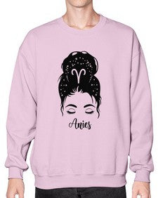 Aries woman - aries- Sweatshirt - Crew