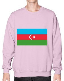 Azerbaijan 385# - world flags- Sweatshirt - Crew