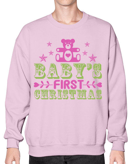 Babys first Christma Style 35# - baby- Sweatshirt - Crew