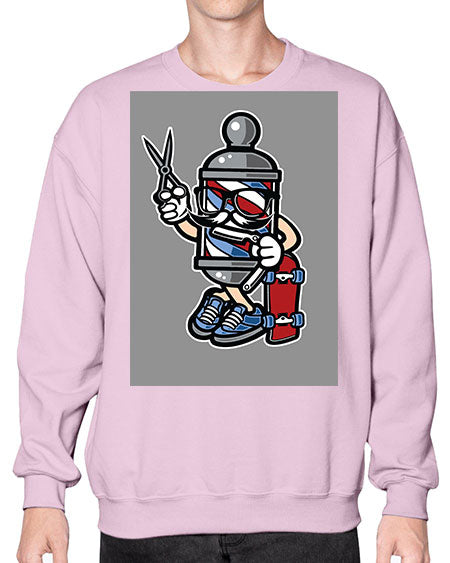 Barber Skater589# - barber- Sweatshirt - Crew