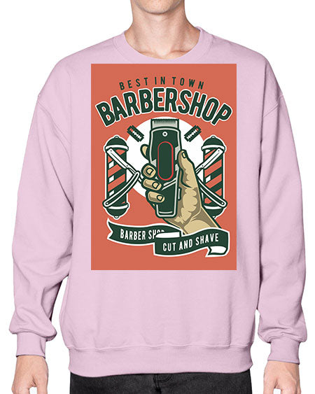 Barbershop590# - barber- Sweatshirt - Crew