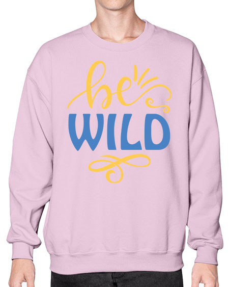 Be Wild 7# -  fashion- Sweatshirt - Crew
